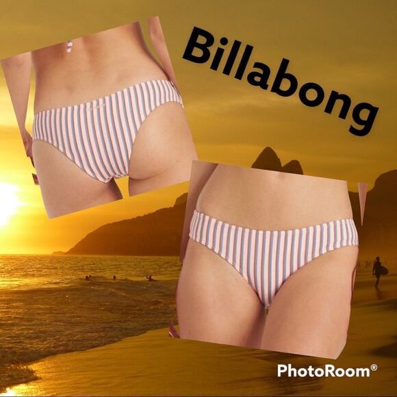 Billabong Hey Now Hawaii Lo Cheeky Coverage Peach Kiss Bikini Bottoms [XL] - New - Picture 1 of 11